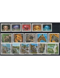 ZIMBABWE 1980-83 Ordinary series 16v MNH**