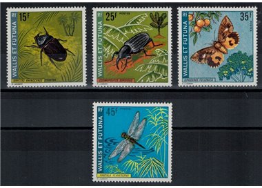 WALLIS AND FUTUNA 1974 Insects 4v MNH**