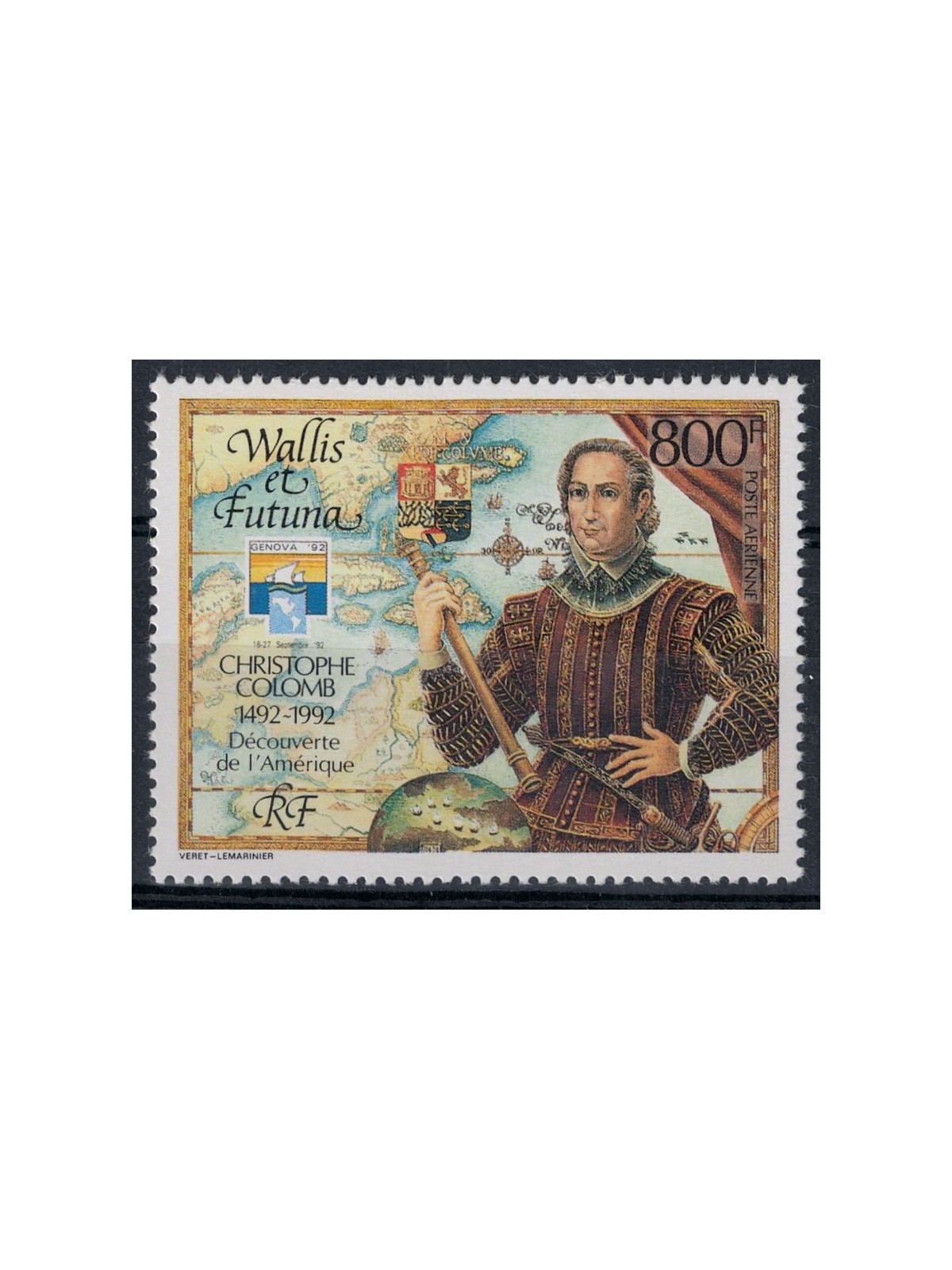WALLIS AND FUTUNA 1992 Colombian World Exhibition MNH**
