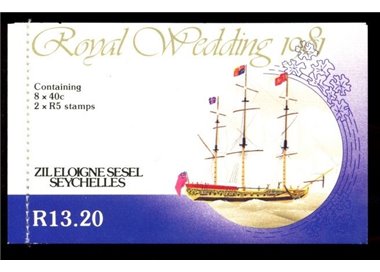 ZIL ELWAGNE SESEL 1981 Carlo e Diana Nozze Reali 1 LB MNH**