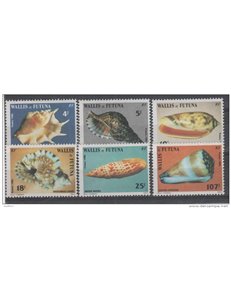 WALLIS AND FUTUNA 1986 Shells 6v MNH**