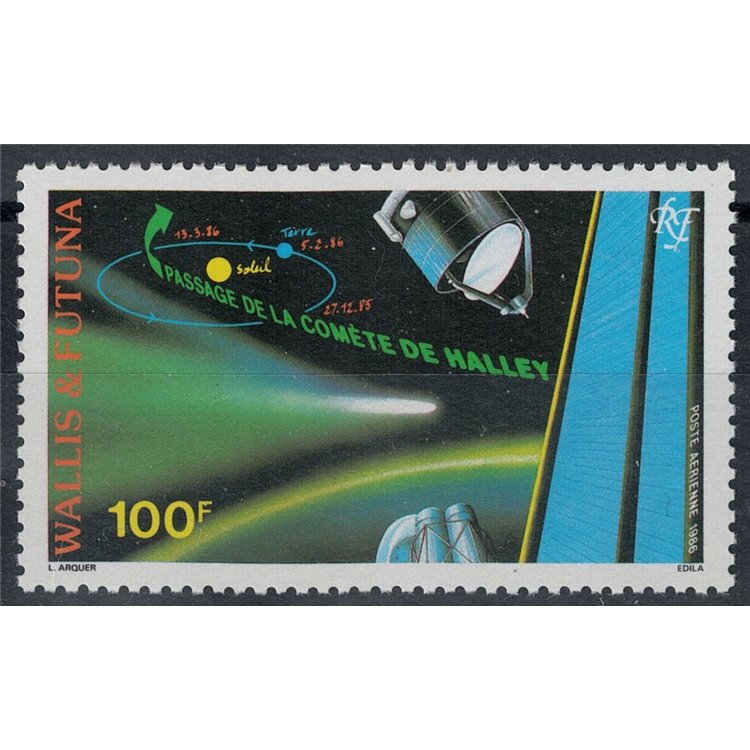 WALLIS AND FUTUNA 1986 Halley's Comet MNH**