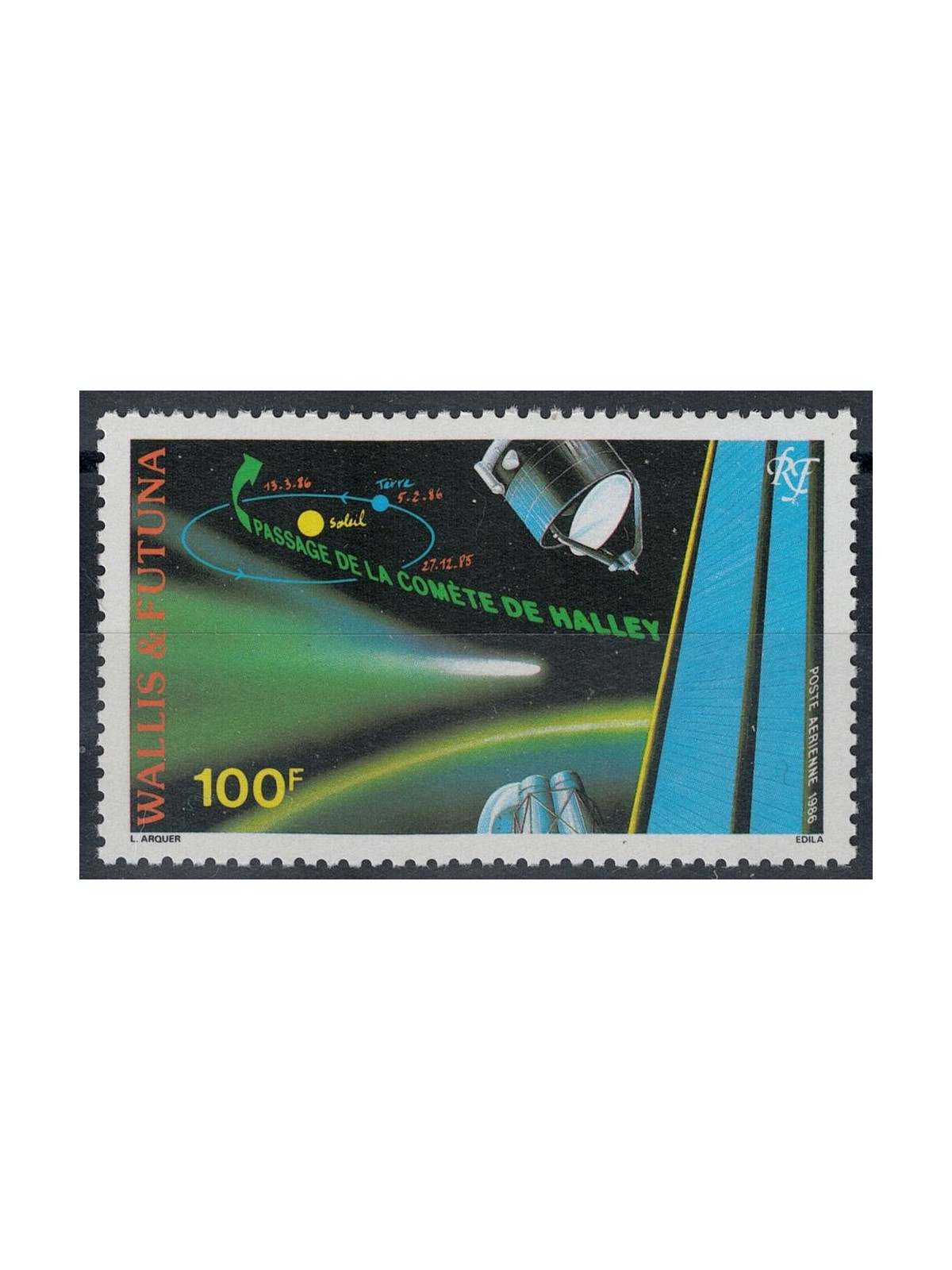 WALLIS E FUTUNA 1986 Cometa di Halley MNH**