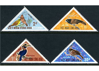VIETNAM DEL SUD 1970 Fauna, uccelli 4v MNH**