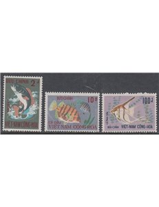 SOUTH VIETNAM 1971 Marine fauna, fish 3v MNH**