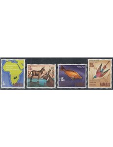 ZAMBIA 1969 Anno del turismo 4v MNH**