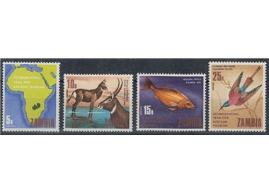 ZAMBIA 1969 Year of Tourism 4v MNH**