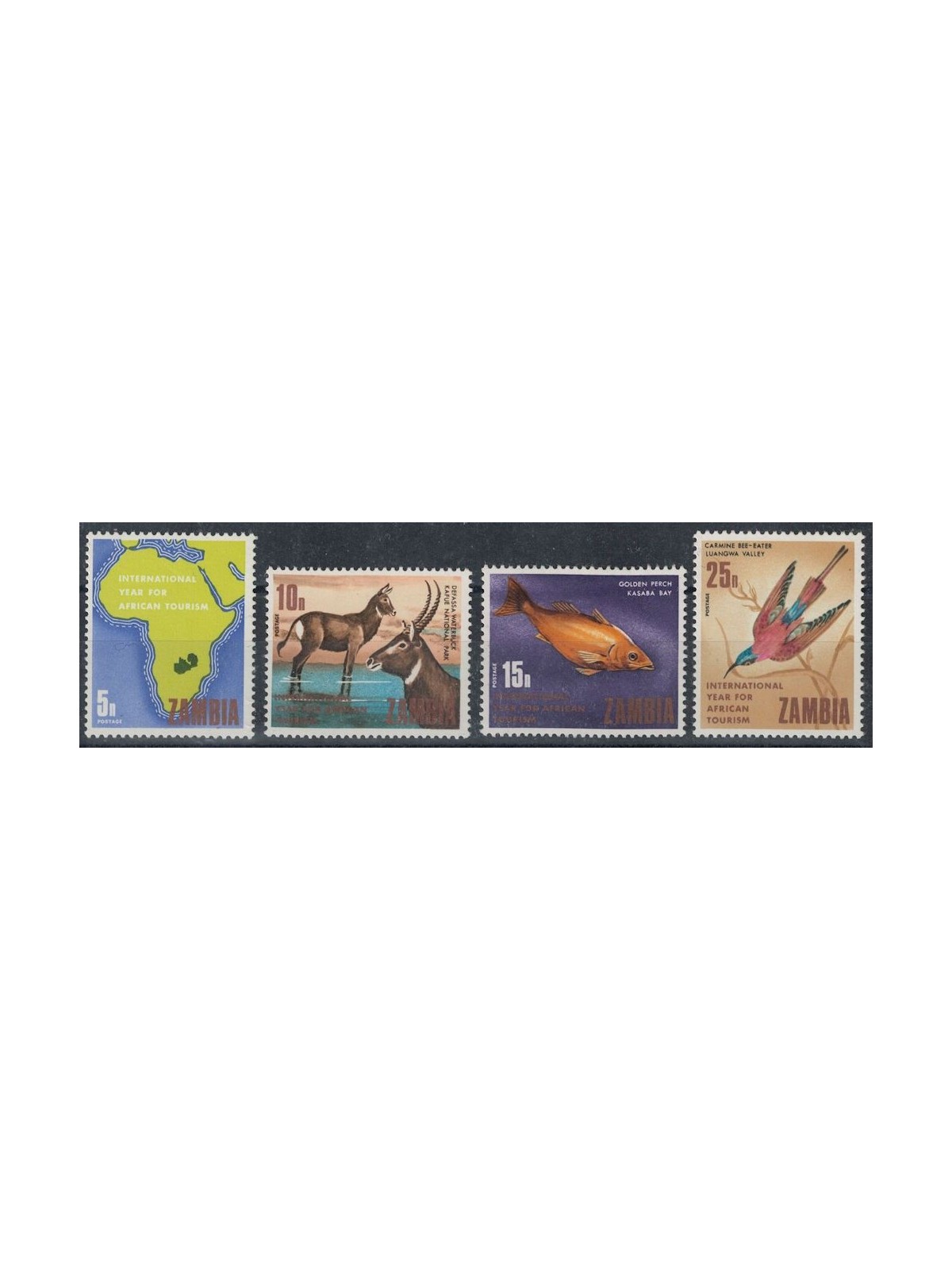 ZAMBIA 1969 Year of Tourism 4v MNH**