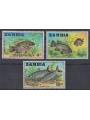 ZAMBIA 1971 Marine fauna, fish 3v MNH**