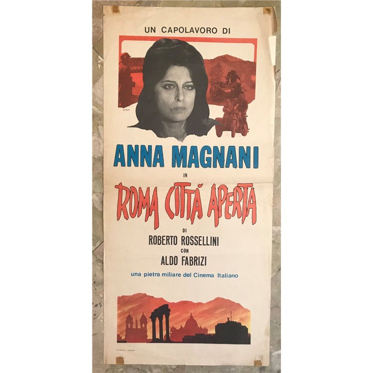 ROMA CITTA' APERTA Locandina cinematografica originale