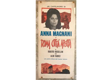 ROMA CITTA' APERTA Locandina cinematografica originale