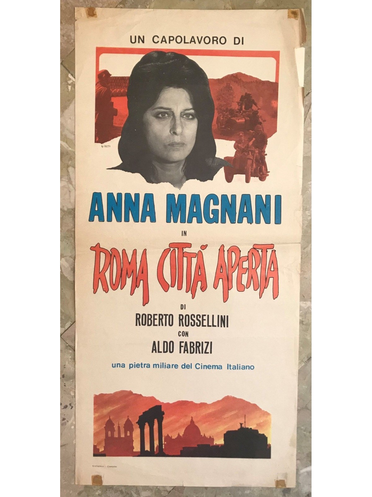 ROME OPEN CITY Original Film Poster