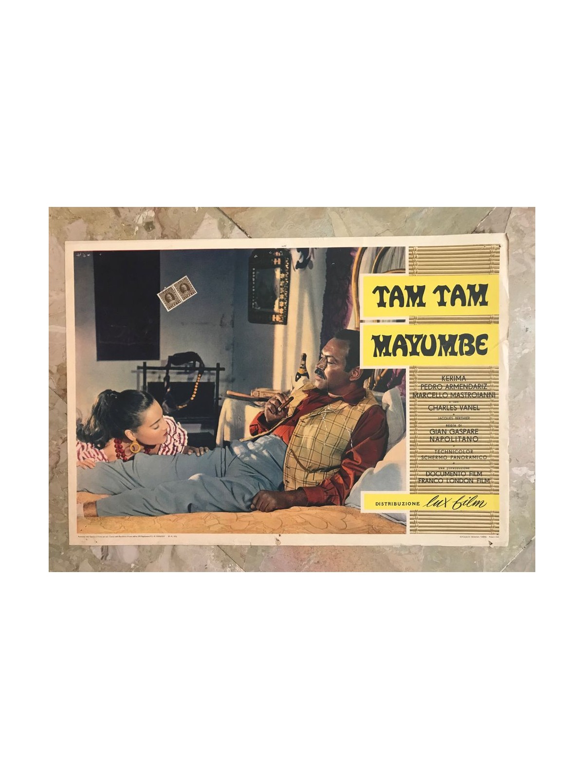 TAM TAM MAYUMBE Fotobusta cinematografica originale (3)