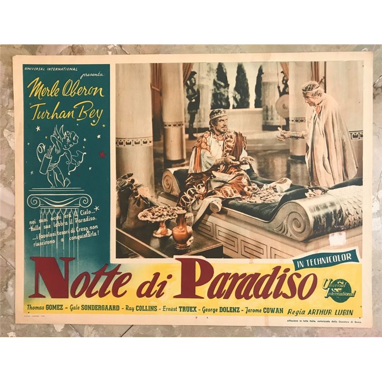 NOTTE DI PARADISO Fotobusta cinematografica originale