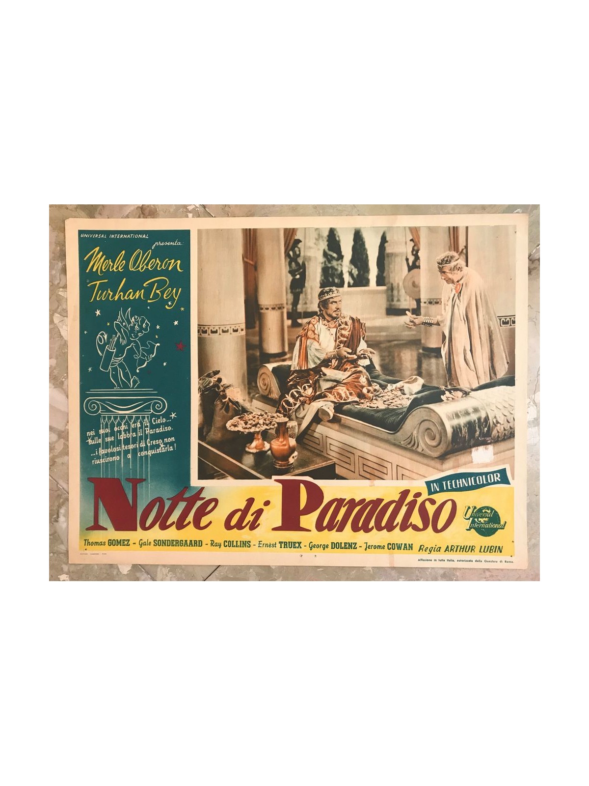 NOTTE DI PARADISO Fotobusta cinematografica originale
