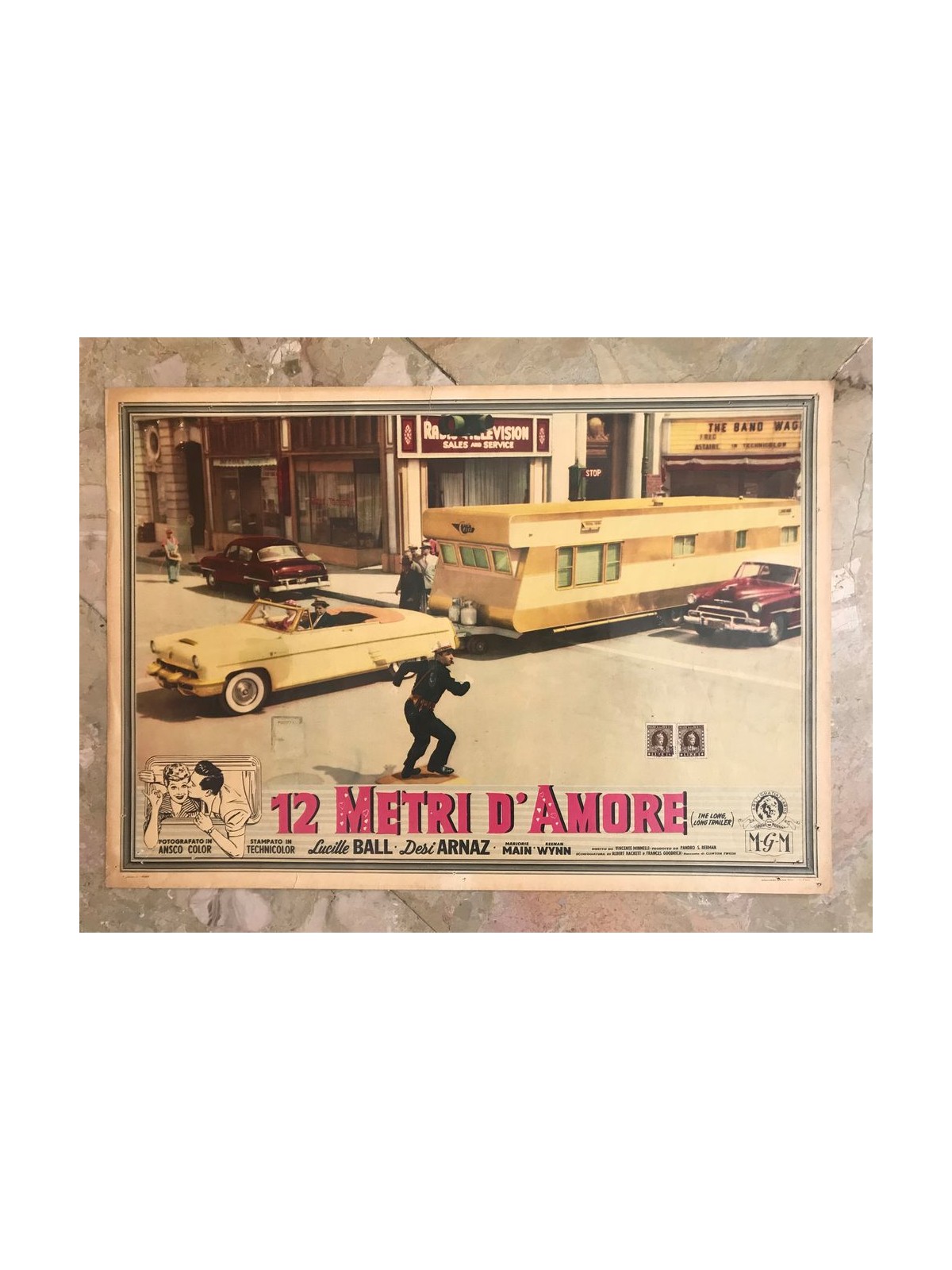 12 METRI D'AMORE Fotobusta cinematografica originale