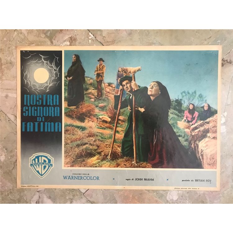 OUR LADY OF FATIMA Original cinematographic photo envelope