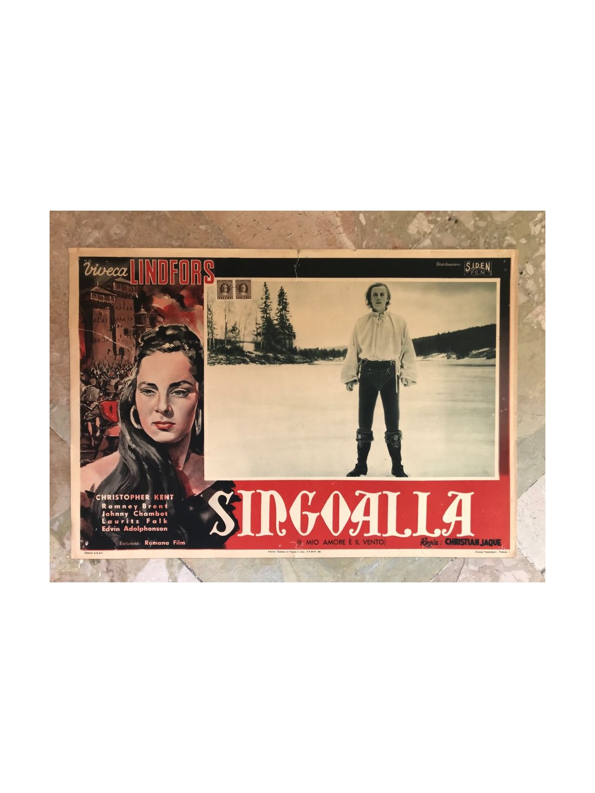 SINGOALLA Fotobusta cinematografica originale