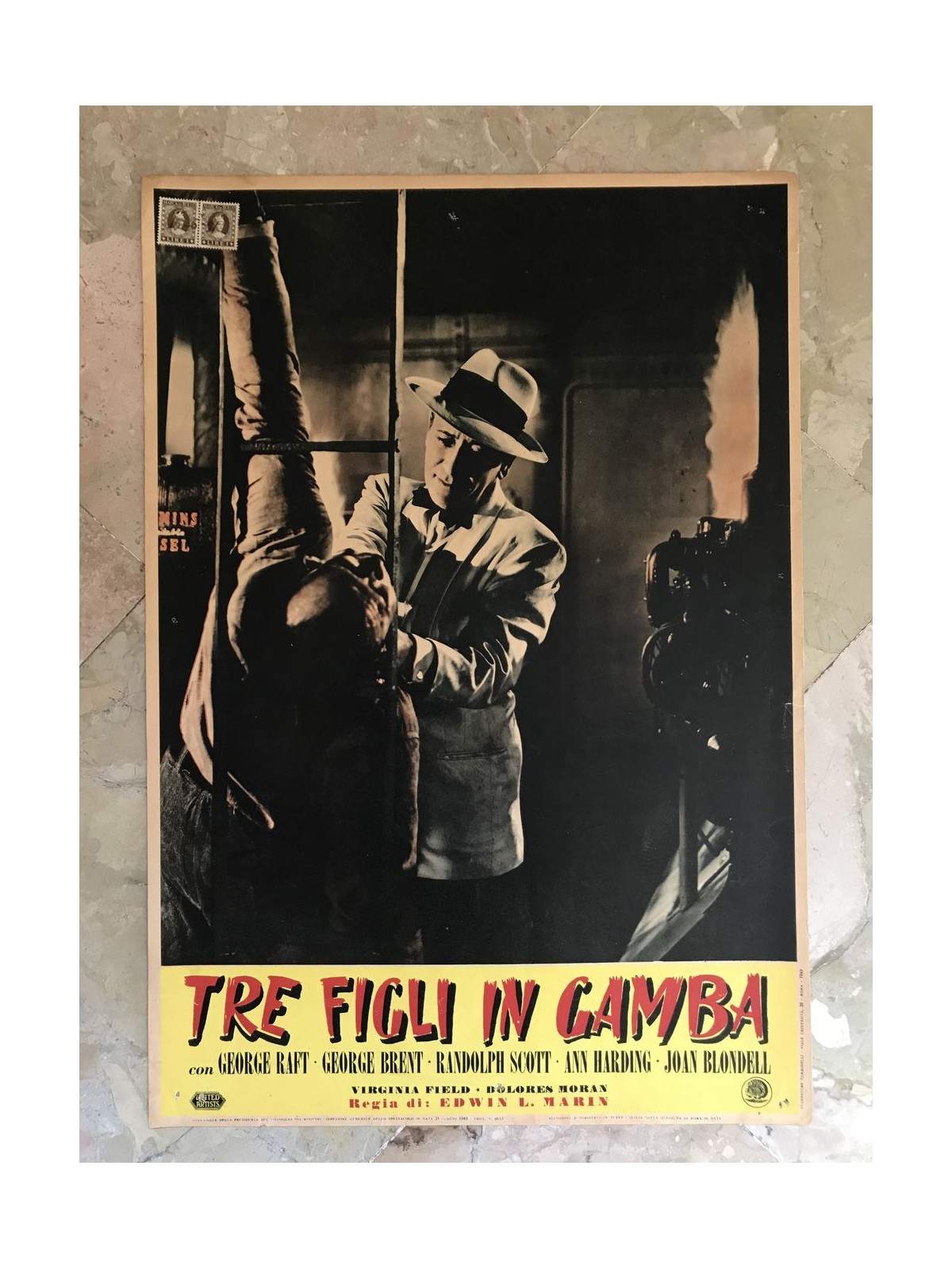 THREE GOOD SONS Original cinematographic photo envelope