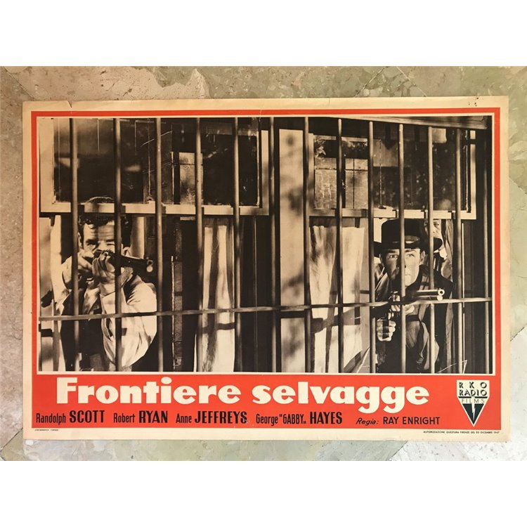 FRONTIERE SELVAGGE Fotobusta cinematografica originale