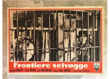 FRONTIERE SELVAGGE Fotobusta cinematografica originale