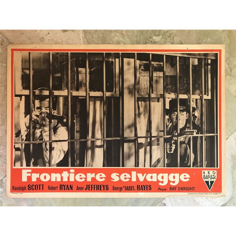 FRONTIERE SELVAGGE Fotobusta cinematografica originale (2)