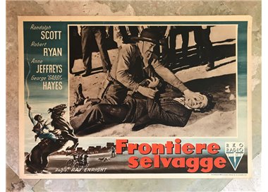 FRONTIERE SELVAGGE Fotobusta cinematografica originale (5)