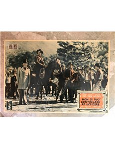 NON SI PUO CONTINUARE AD UCCIDERE Fotobusta cinematografica originale