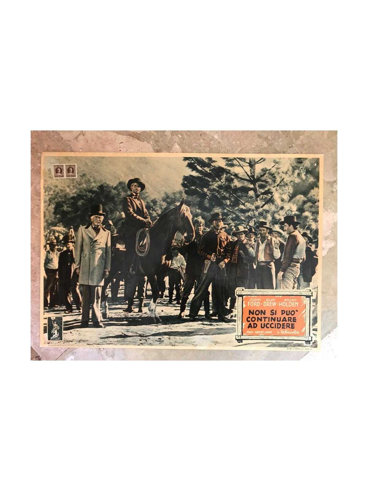 YOU CANNOT KILL ANYMORE Original cinematographic photo envelope