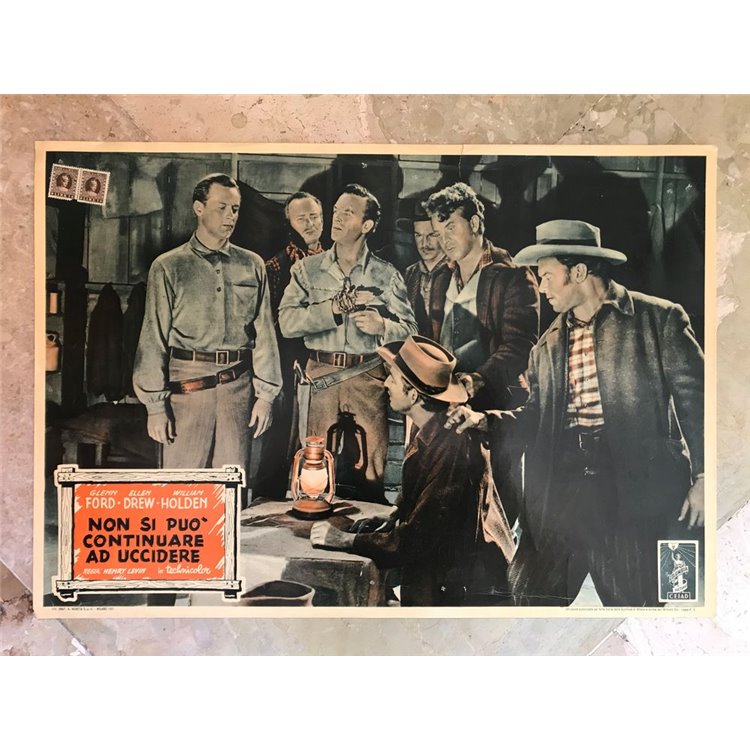 NON SI PUO CONTINUARE AD UCCIDERE Fotobusta cinematografica originale (2)