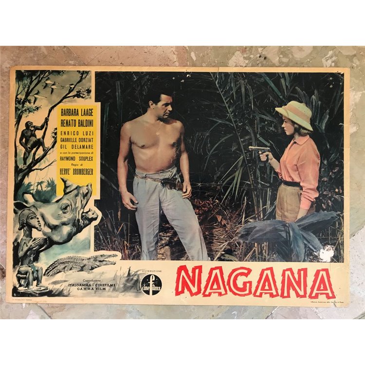 NAGANA Fotobusta cinematografica originale