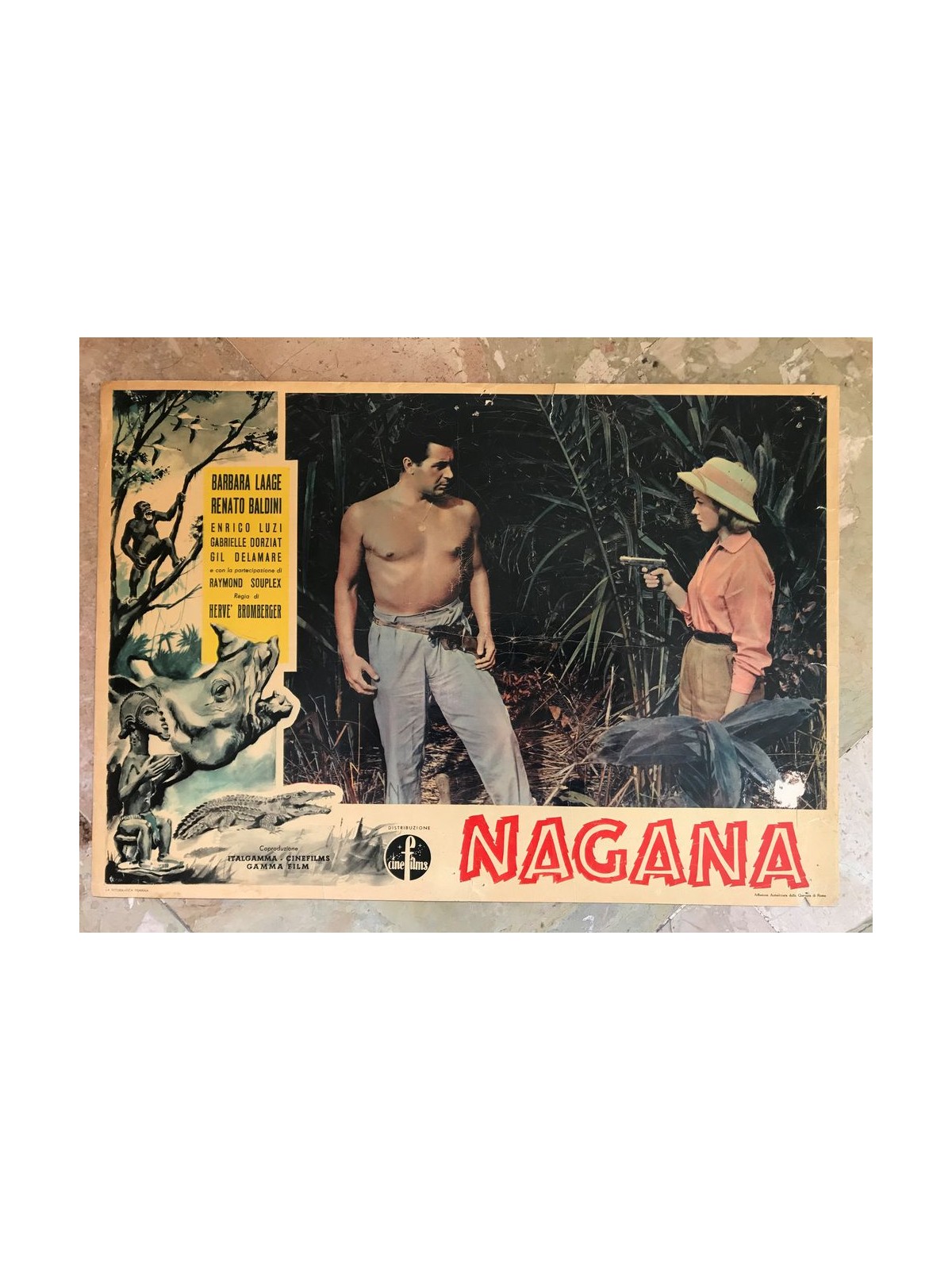 NAGANA Fotobusta cinematografica originale