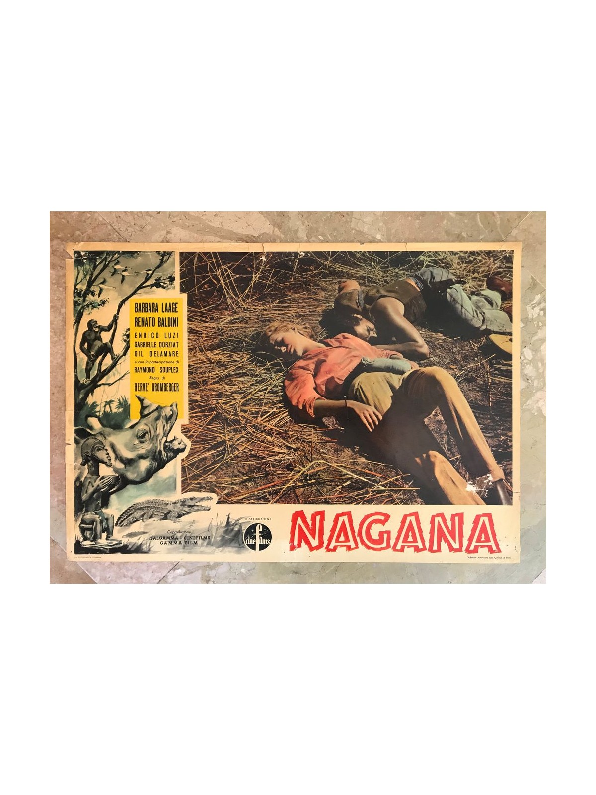 NAGANA Fotobusta cinematografica originale (2)