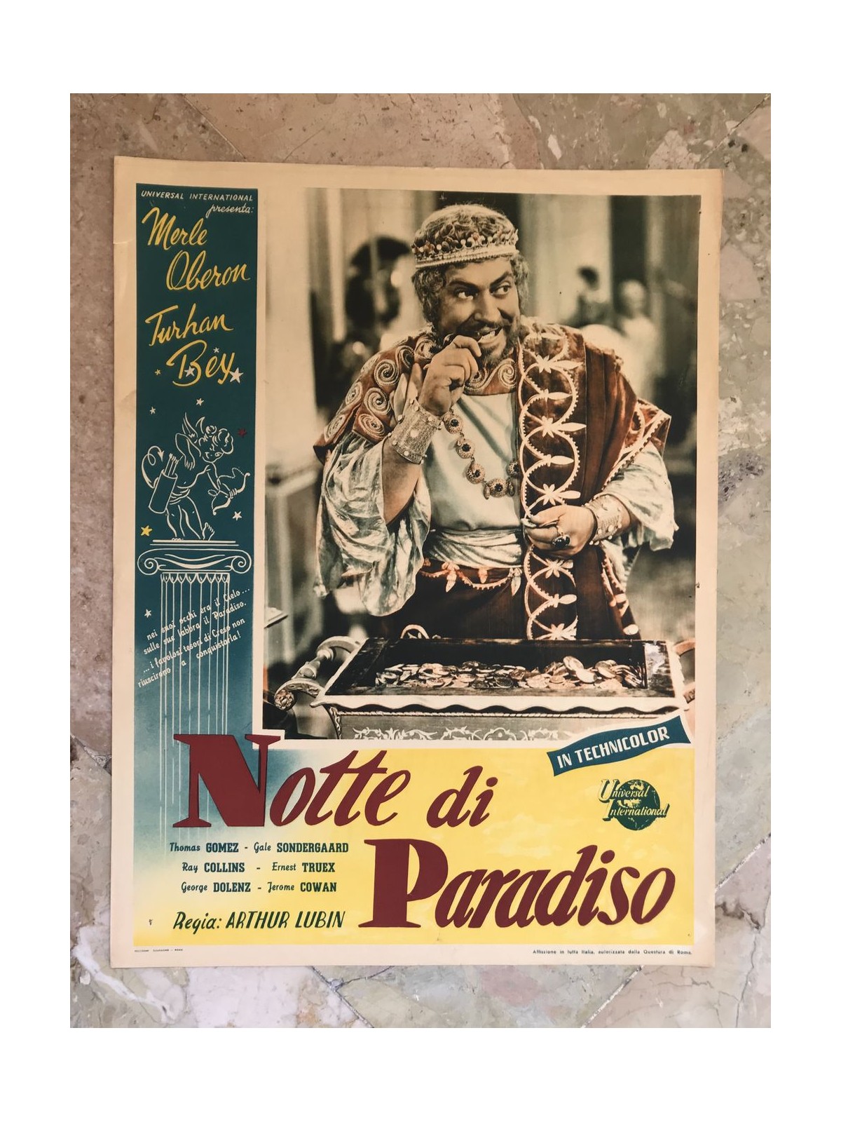 NIGHT OF PARADISE Original cinematographic photo envelope (2)