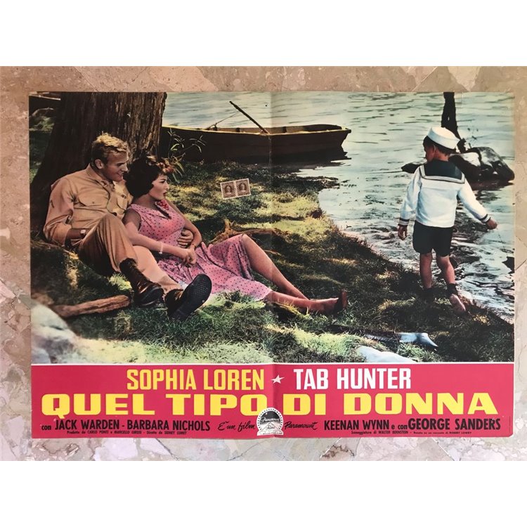 QUEL TIPO DI DONNA Fotobusta cinematografica originale