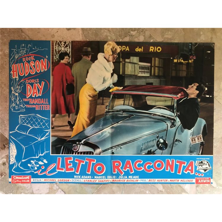 IL LETTO RACCONTA Fotobusta cinematografica originale