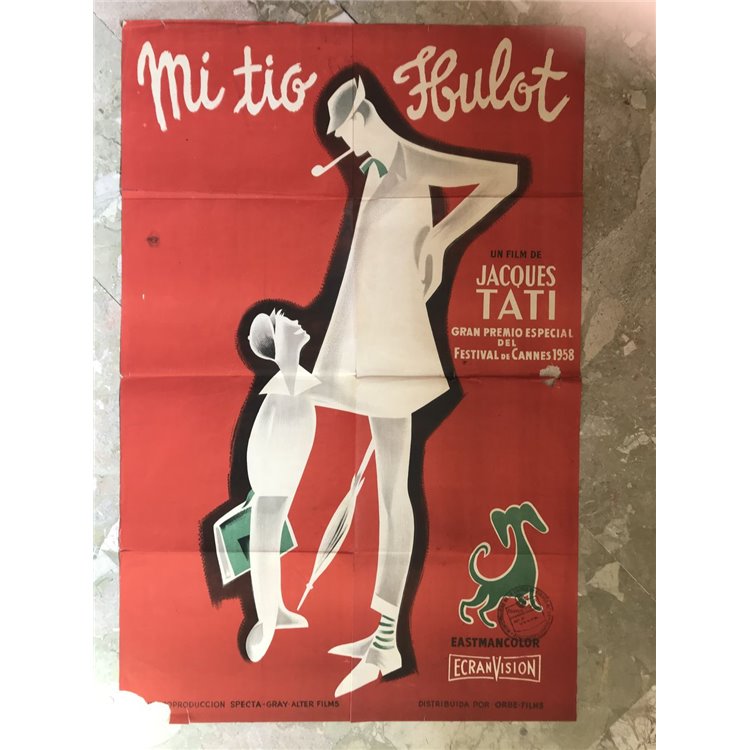 MI TIO HULOT Manifesto cinematografico originale 1F