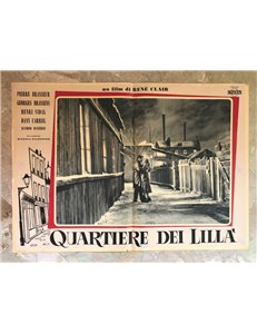 QUARTIERE DEI LILLA' Fotobusta cinematografica originale