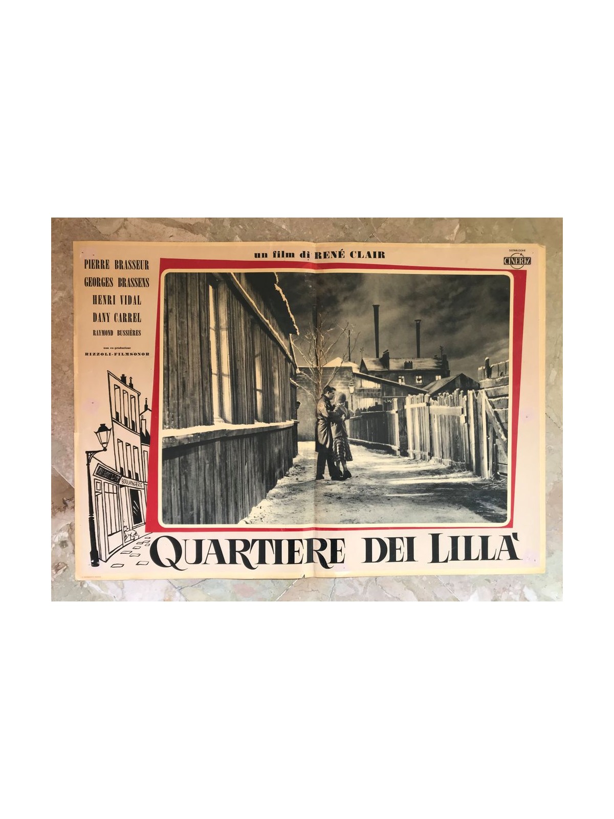 LILAC DISTRICT Original cinematographic photo envelope