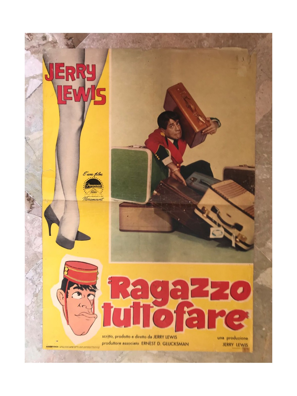 RAGAZZO TUTTOFARE Fotobusta cinematografica originale