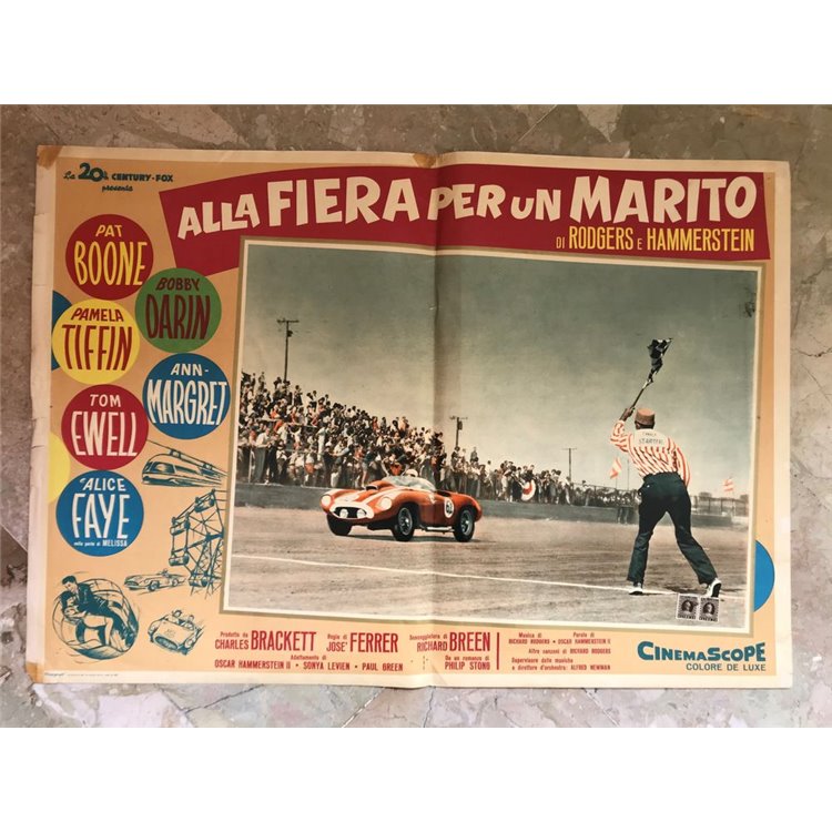 AT THE FAIR FOR A HUSBAND Original cinematographic photo envelope