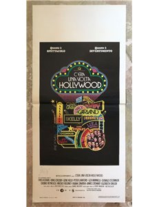 C'ERA UNA VOLTA HOLLYWOOD Locandina cinematografica originale