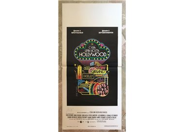 C'ERA UNA VOLTA HOLLYWOOD Locandina cinematografica originale