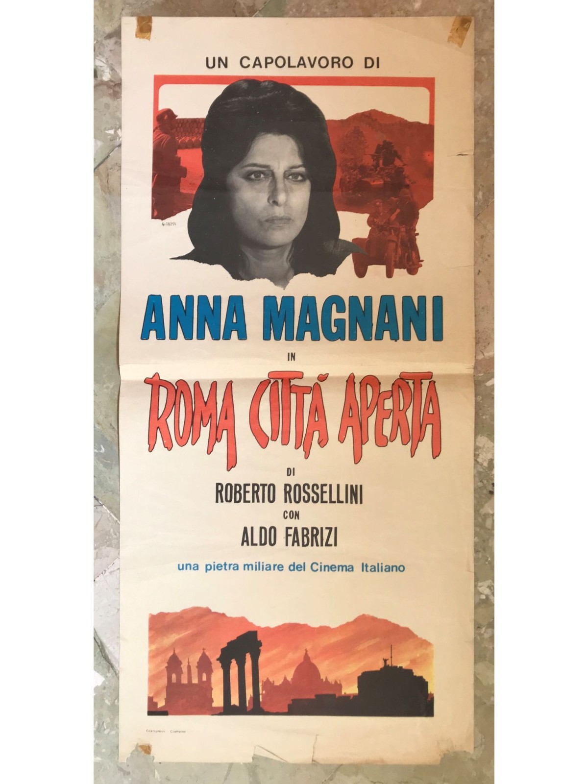 ROME OPEN CITY Original movie poster (4)