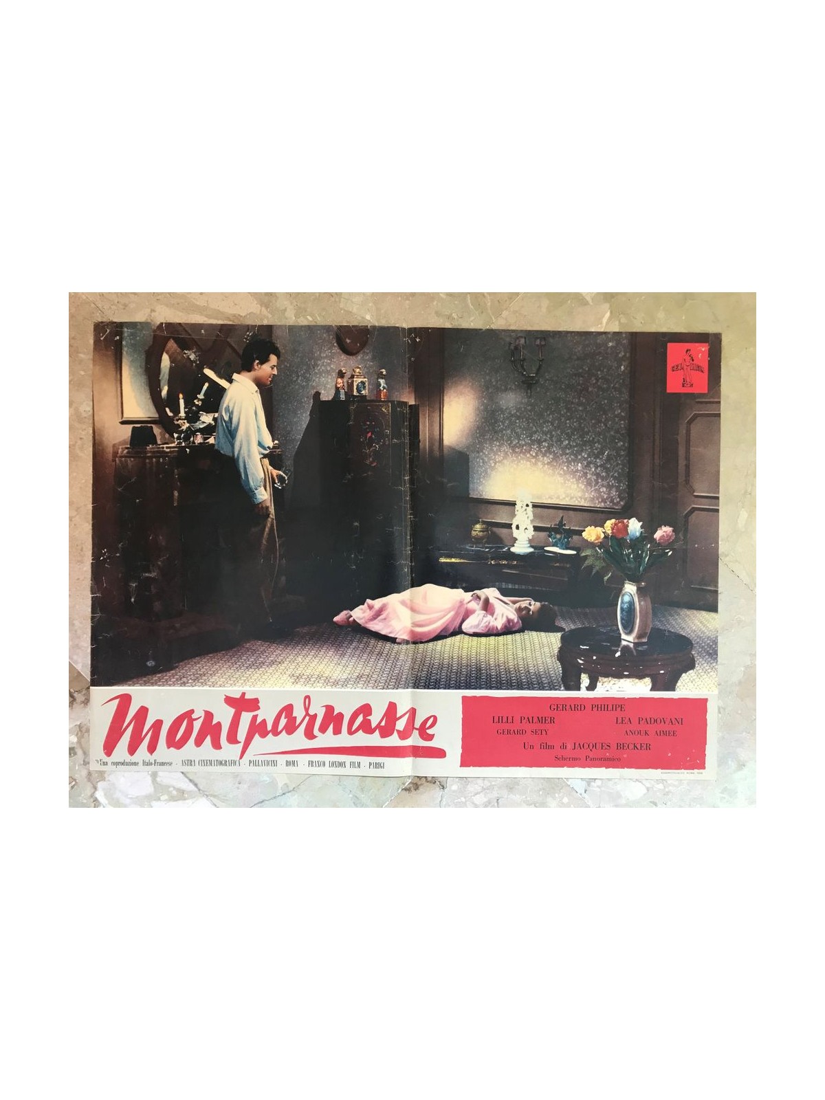 MONTPARNASSE Original cinematographic photo envelope