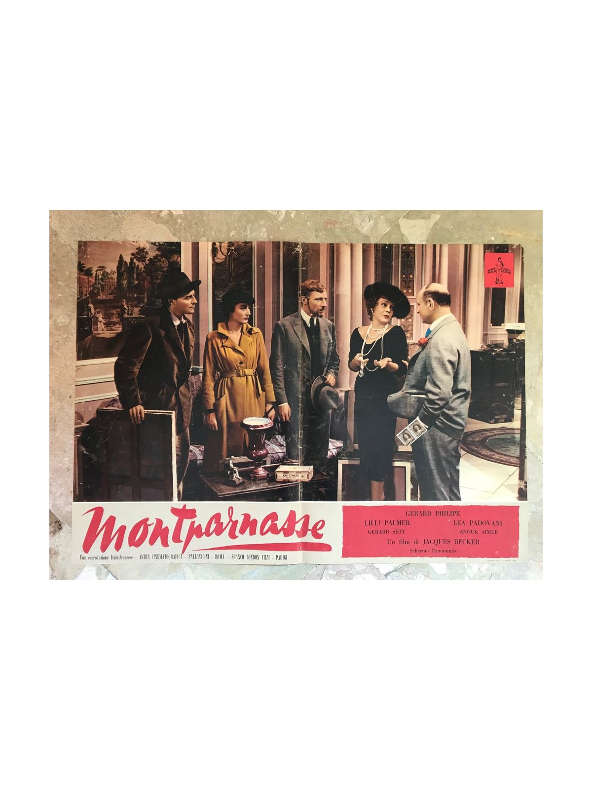 MONTPARNASSE Fotobusta cinematografica originale (2)