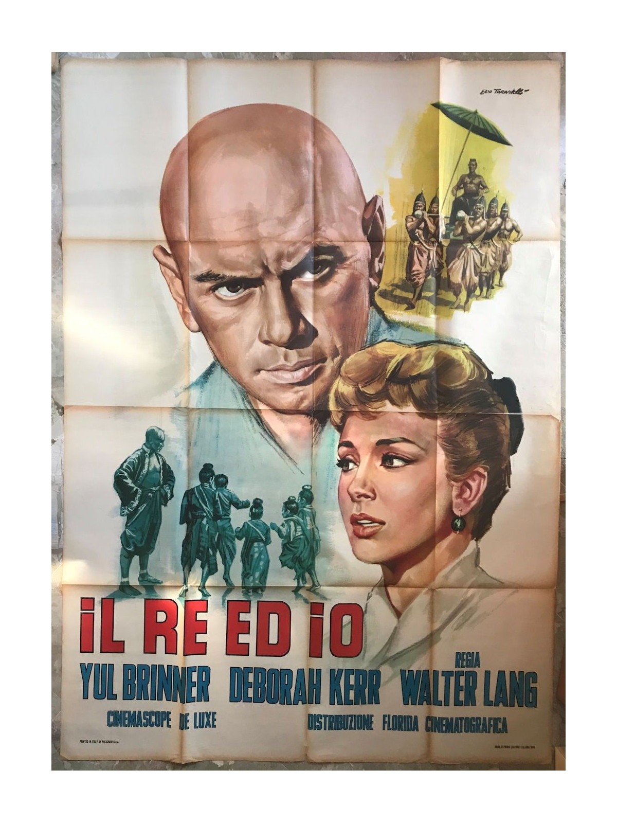 IL RE ED IO Manifesto cinematografico originale 4F