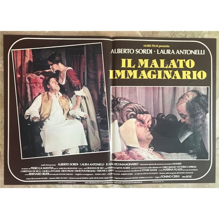 IL MALATO IMMAGINARIO Fotobusta cinematografica originale
