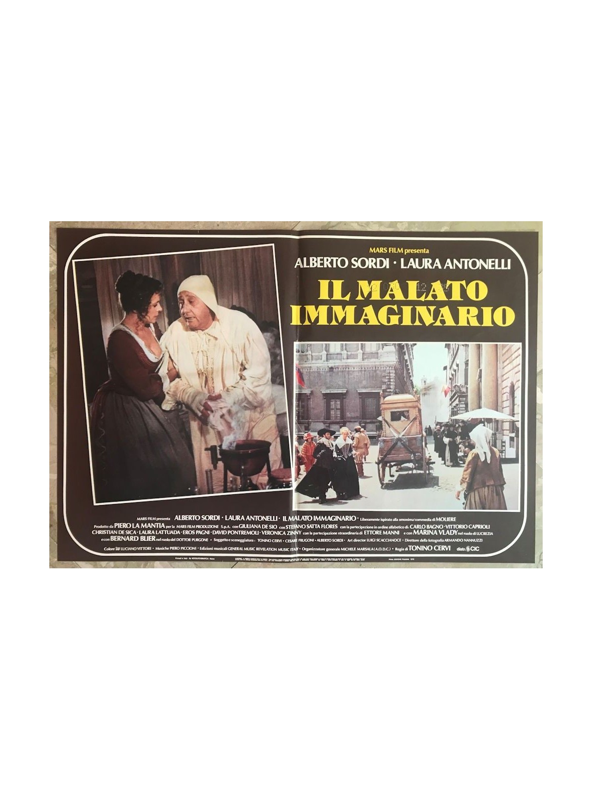 THE IMAGINARY INVALID Original cinematographic photo envelope (3)
