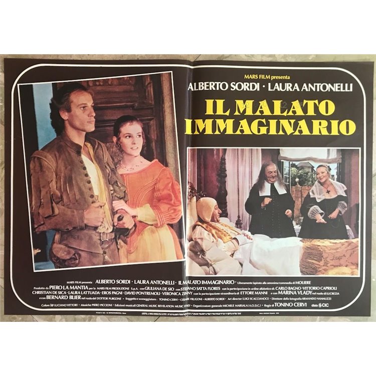 IL MALATO IMMAGINARIO Fotobusta cinematografica originale (4)